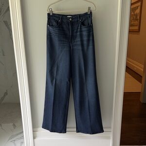 Good American Dark Blue Flare Jeans
